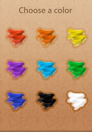 One of Kineo's original screenshots, displaying a color picker.